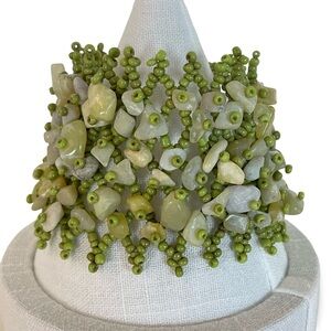 Green Opal Beaded Bracelet